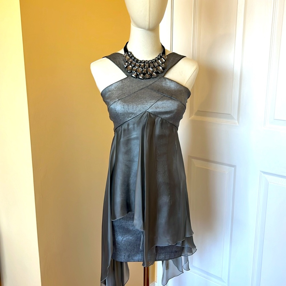 Ladies’ Dress by Jessica McClintock, size 4/Asphalt Grey